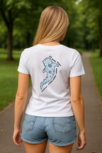 Kresťanské tričko - Iz 43:2 Keď budeš brodiť vodami, budem s Tebou