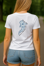 Kresťanské tričko - Iz 43:2 Keď budeš brodiť vodami, budem s Tebou