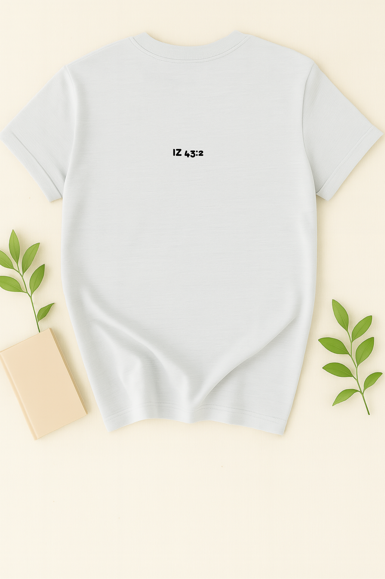 Kresťanské tričko - Iz 43:2 Keď budeš brodiť vodami, budem s Tebou