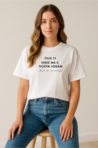 Kresťanské tričko - Žalm 23 - Vedie ma k tichým vodám, dušu mi osviežuje