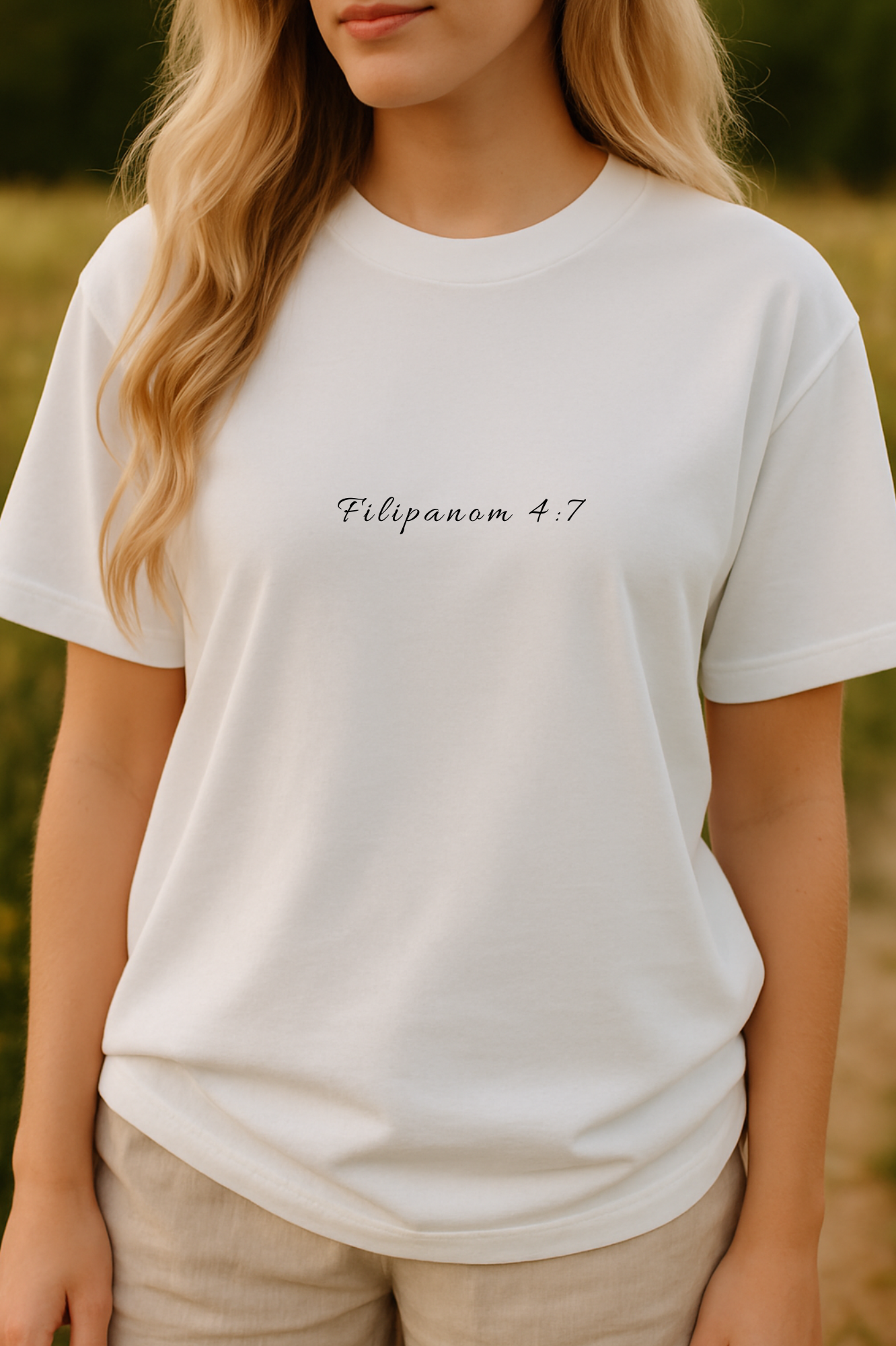 Kresťanské tričko Filipanom 4:7